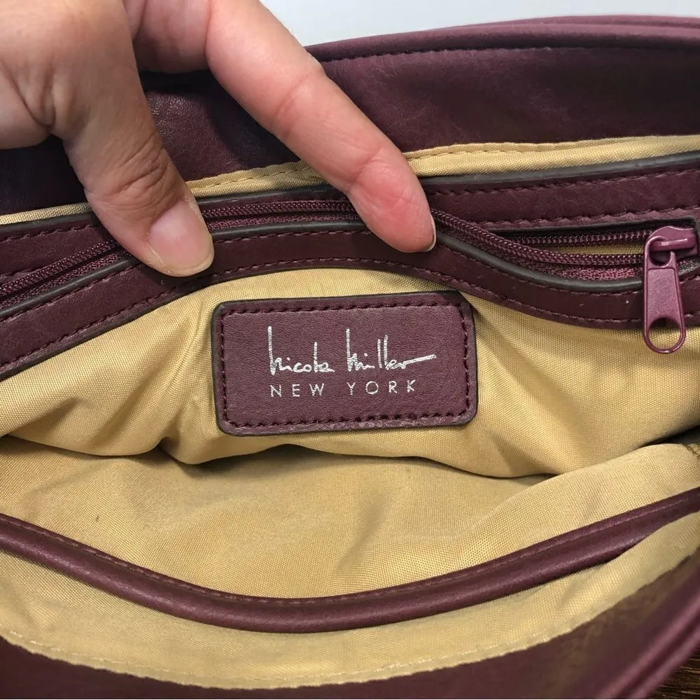 Nicole Miller Crossbody Bag in Crimson - Image 6