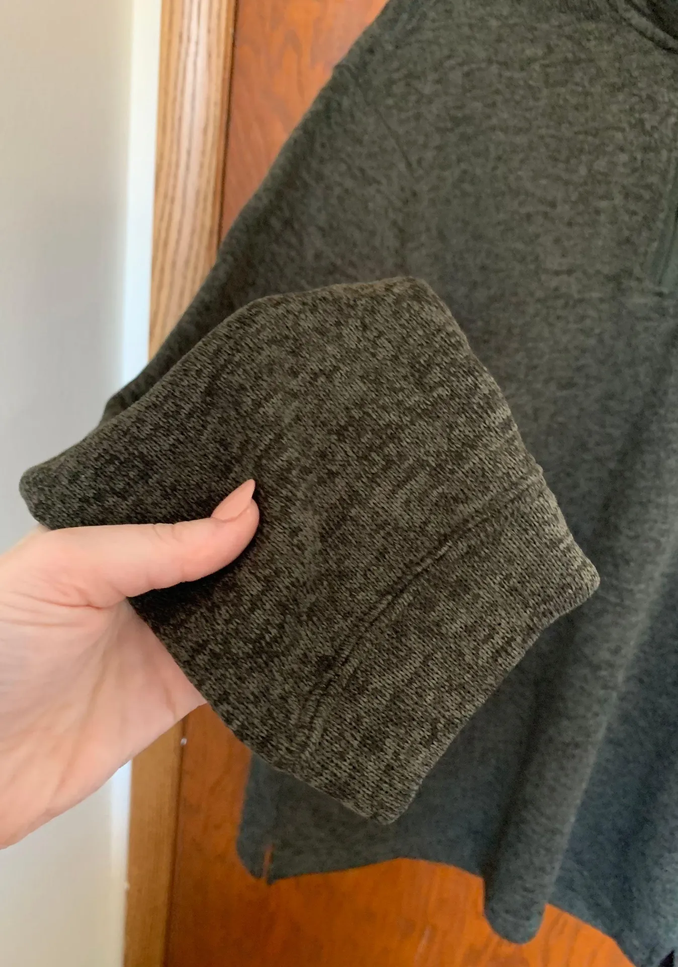 Haggar Quarter Zip Green Size L - Image 3