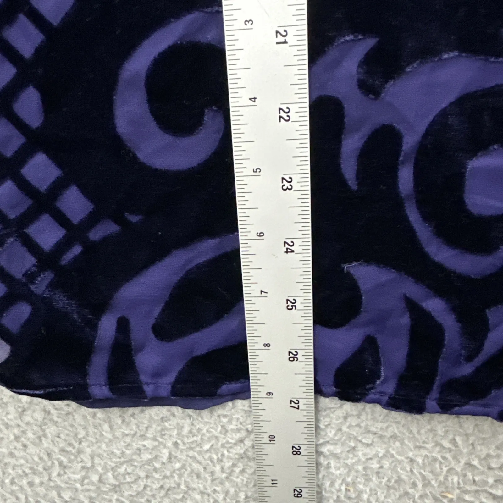 Lane Bryant Sheer Burnout Velvet Top Whimisigoth Gothic Romantic Vamp Size 18/20 - Image 8