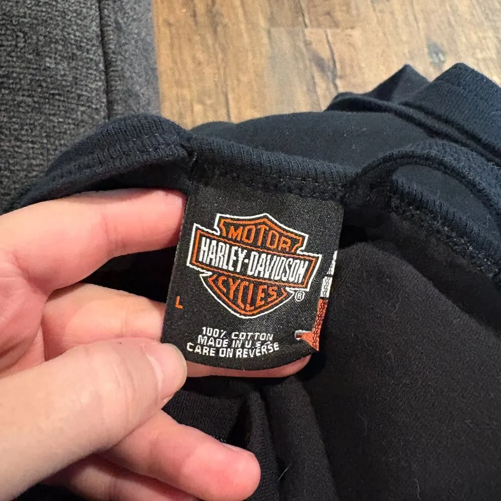 Harley Davidson Y2K black tank top - Image 3