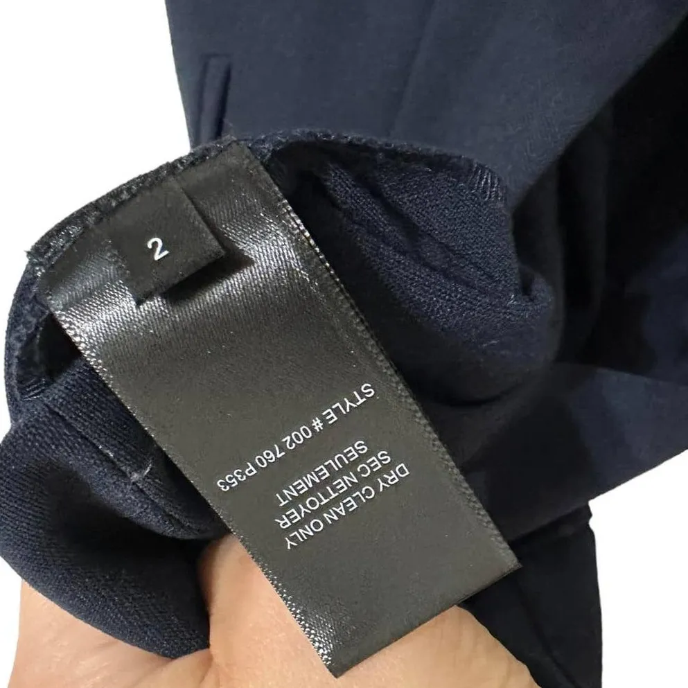 Tailored Rebecca Taylor Straight Leg High Rise Clean Suit Dress Pants‎ Size 2 - Image 4