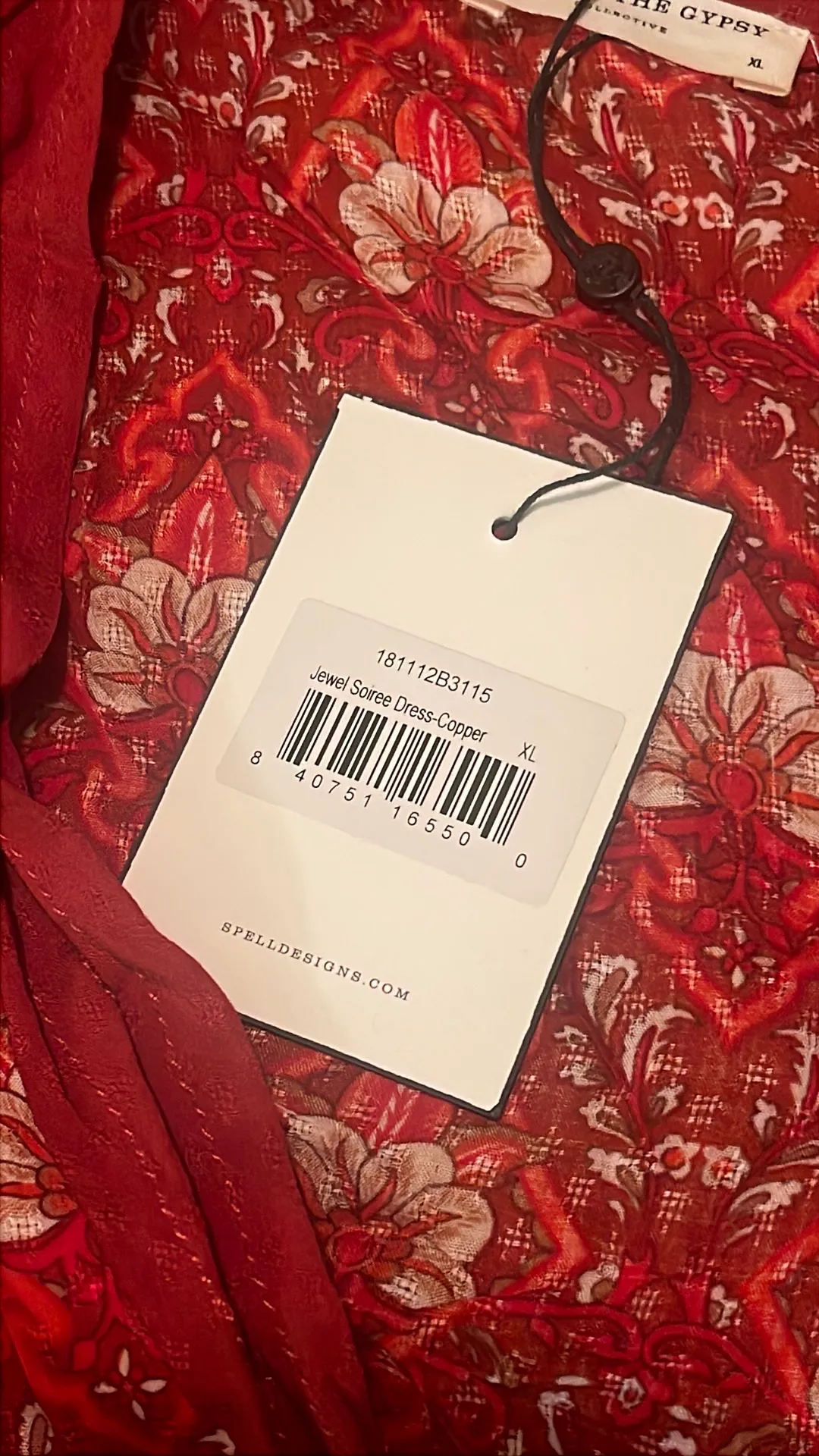 | Jewel Soirée Red Dress - Image 9