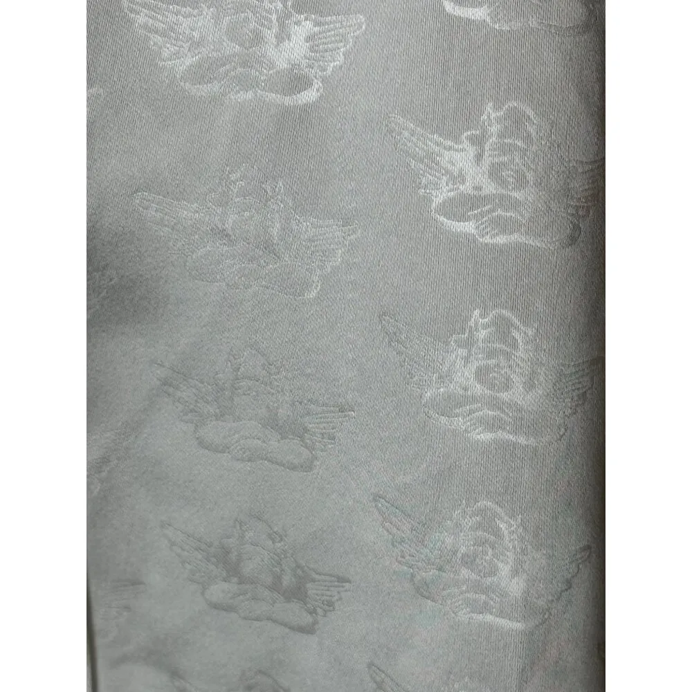 Boys Lie Shirt Women Medium White Satin Collared Button Down Bridezilla Top NWOT - Image 9