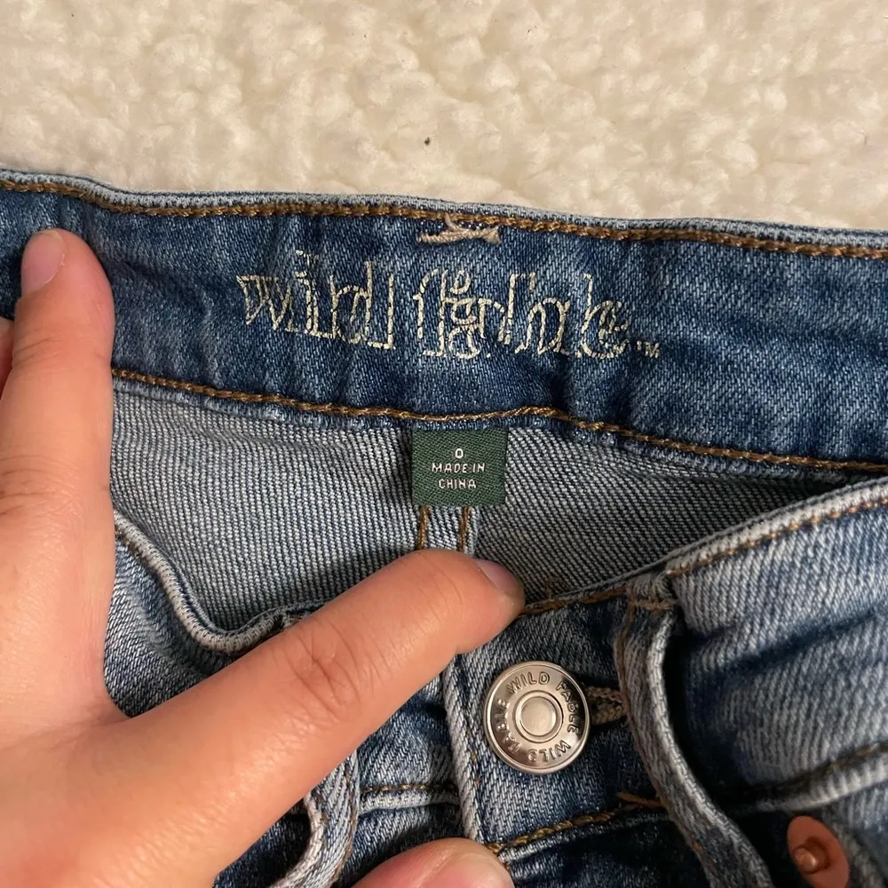 distressed skinny jeans size 0 - Image 5