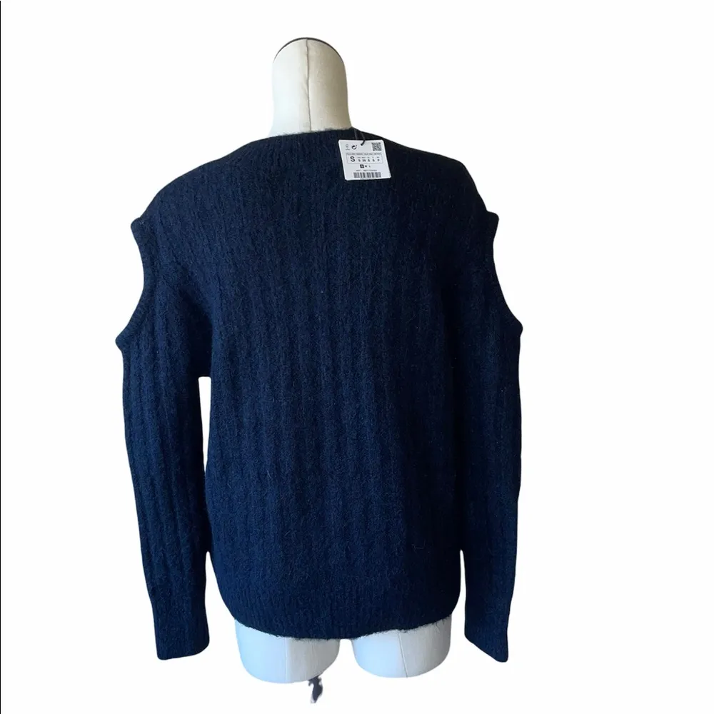 NWT Zara Alpaca And Wool Blend Oversized Sweater - Image 8