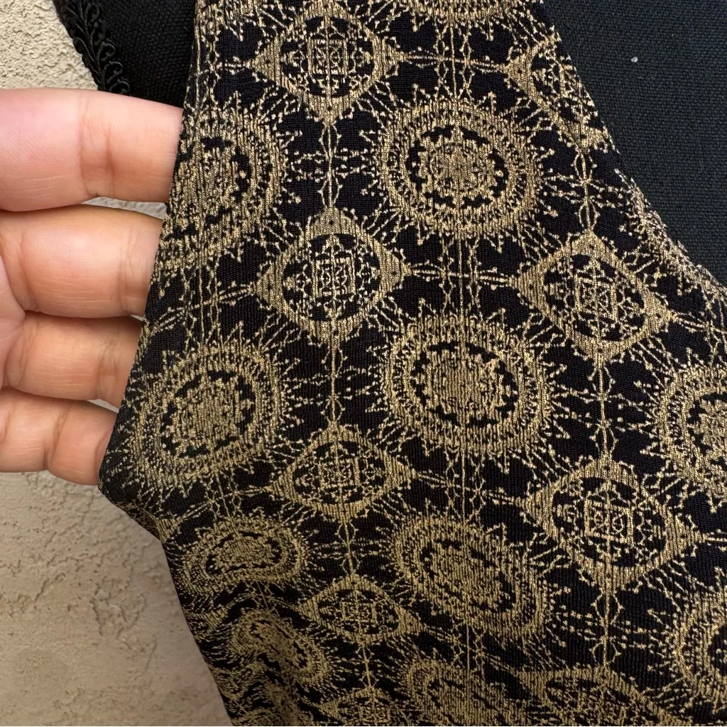 Vintage 90’s Whimsigoth Frazier Lawrence Slinky Starburst Tank Top Black Size L - Image 2