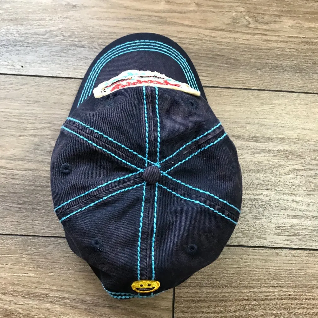 Wild Wear "Happy Camper" Hat, Cap Embroidered Patch Women's OS Fits Most‎ Cotton Blue - Image 10