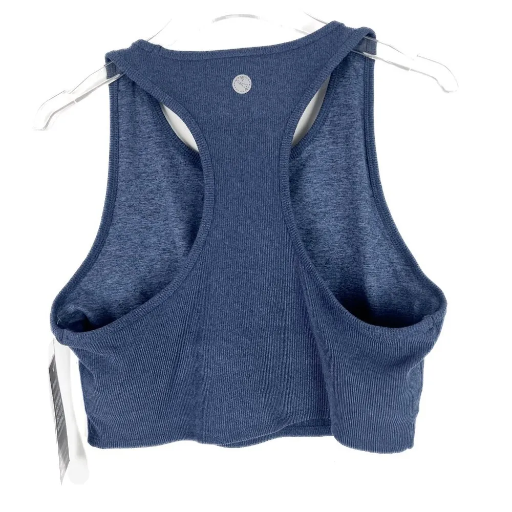 NWT Threads 4 Thought ReActive Kensi Rib Sports Bra Heather Chambray Size XL NEW - Image 11