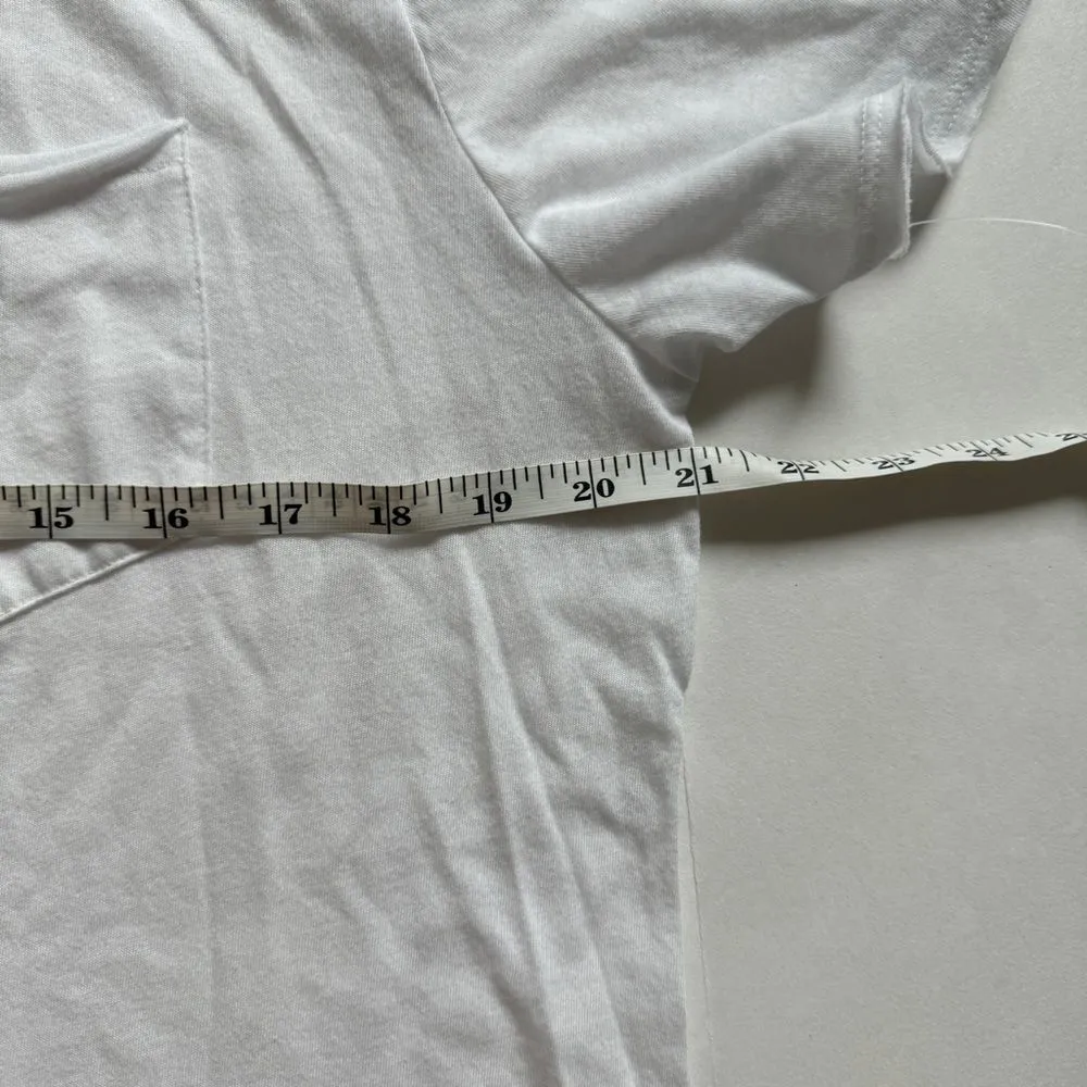 Marine Layer White Boyfriend Crew Tee in White Size Medium NWT - Image 5