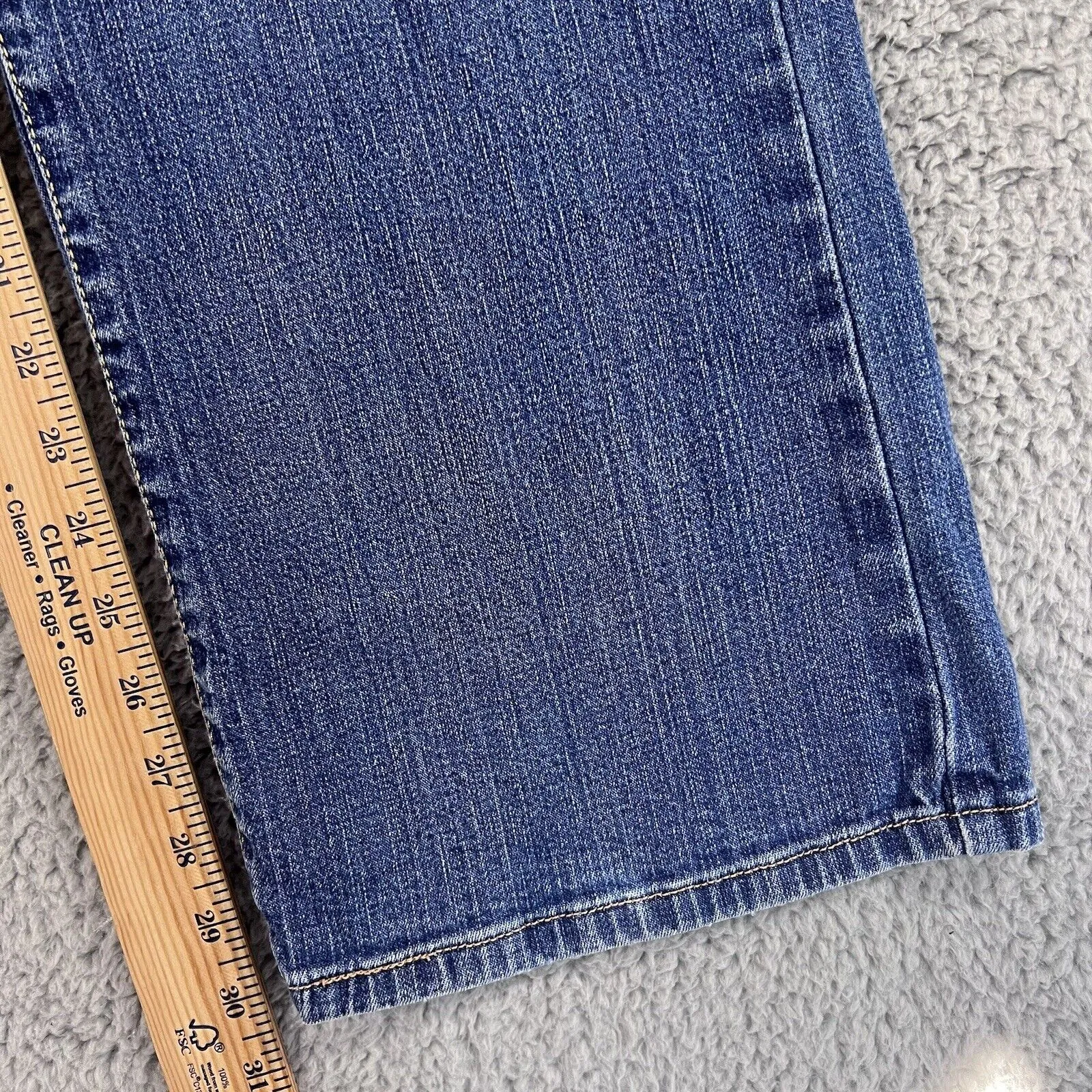 Levis‎ 550 Relaxed Bootcut Jeans Women 16 High Rise Medium Wash Western Casual - Image 8