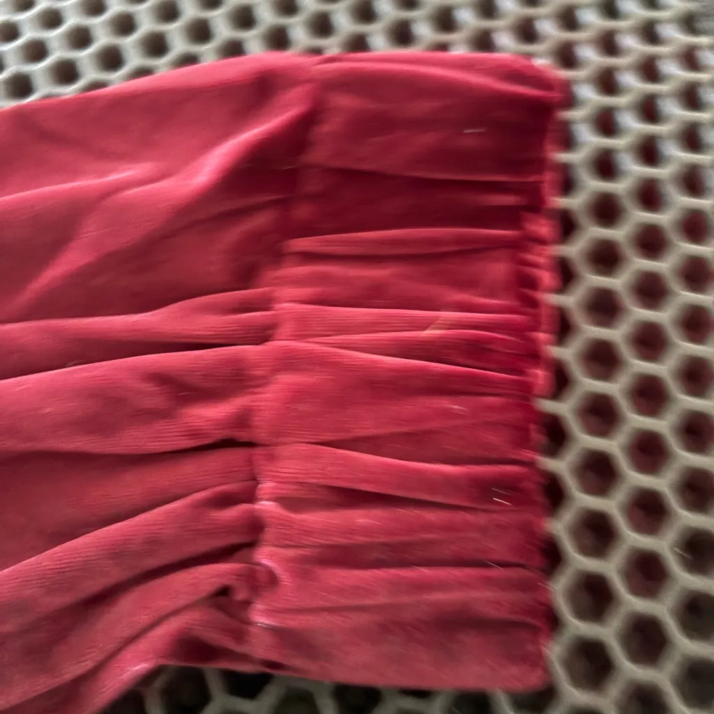 Band of Gypsies Deep Red Velvet Blouse - Image 6