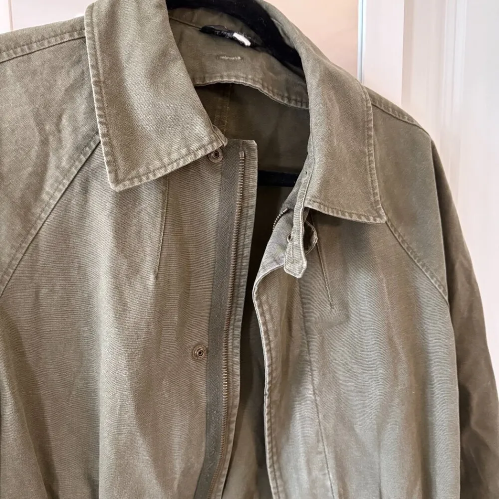 A.P.C. Khaki Mount Parka Size 36 Color Green - Image 5