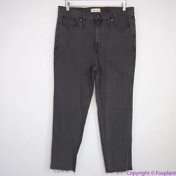 NEW Madewell Stovepipe Jeans in Banberry Wash: Raw-Hem Edition,‎ 32 - Image 4