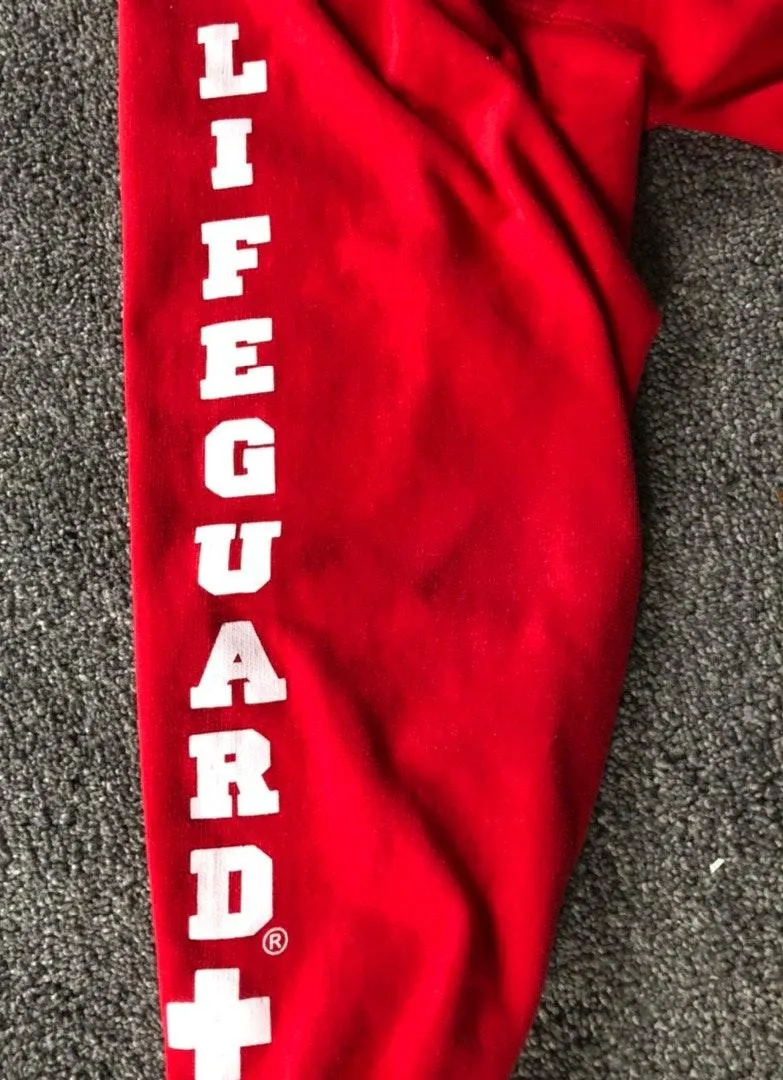 Lifeguard Lifegaurd Red Hoodie - Image 3