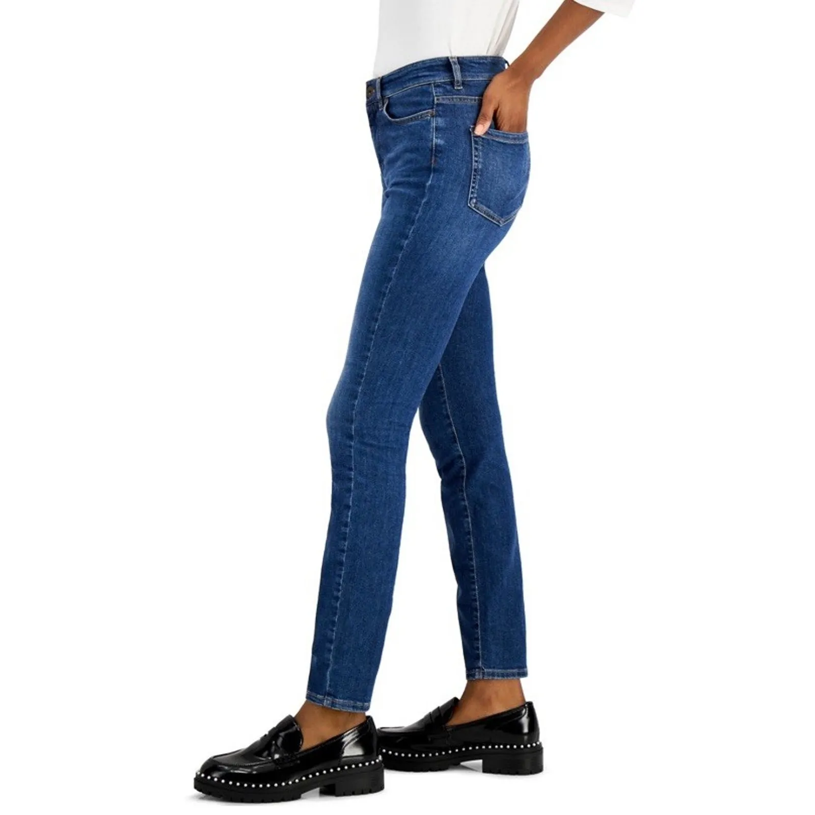 Max Mara Weekend Denim Leggings Skinny Jeans Size USA 4 Blue - Image 2