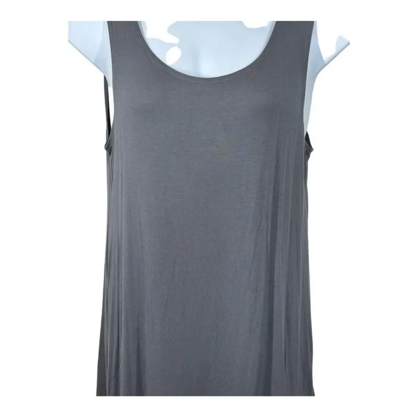 LOGO Layers by Lori Goldstein Sleeveless Tank Dress Large Beach Cover-Up - Image 4