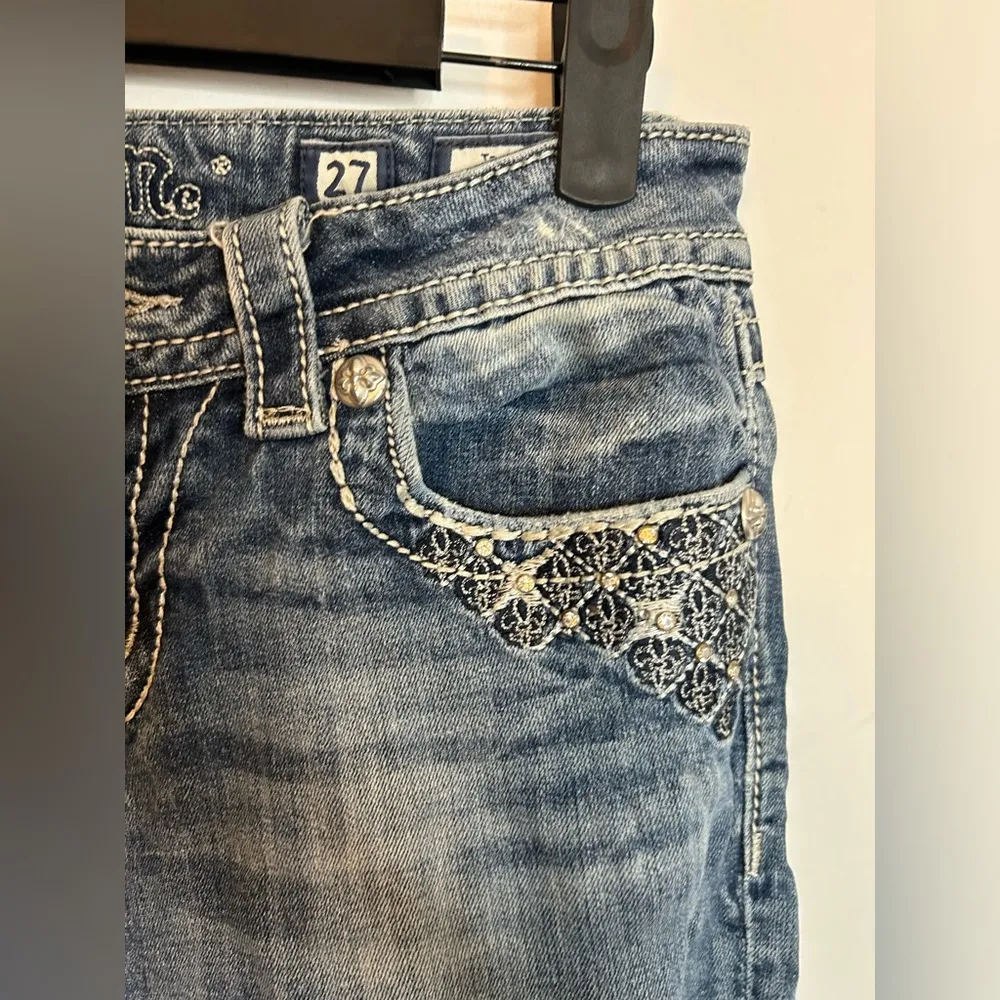 Miss Me Y2K Cuffed Capri Jeans - Image 6