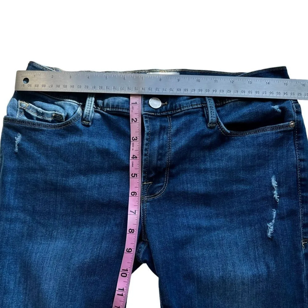 Frame Le Garçon Mid Rise Boyfriend Jean Lupine Grind - Image 8