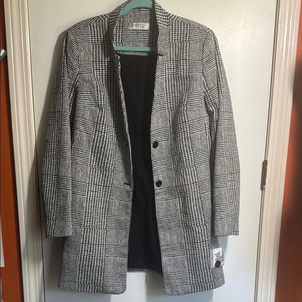 Kasper  Black and White Blazer Professional Tailoring NWT - Image 3