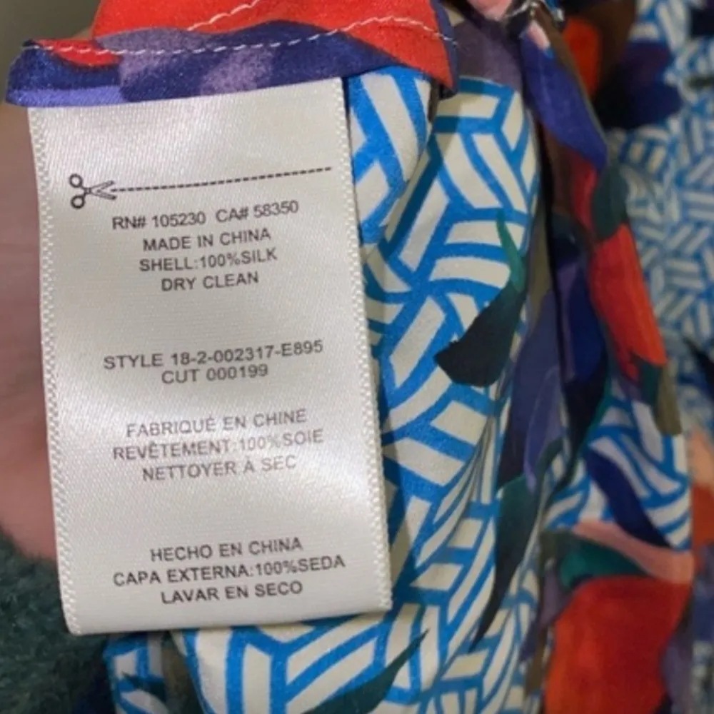 Equipment women’s size XS floral silk midi dress - Image 8