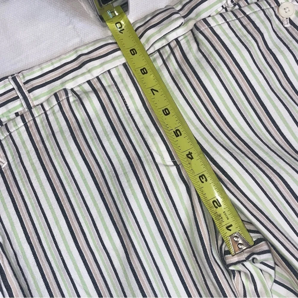 Ann Taylor LOFT Marisa Striped Cropped Pants | Size 4 | Nautical Preppy Resort - Image 16