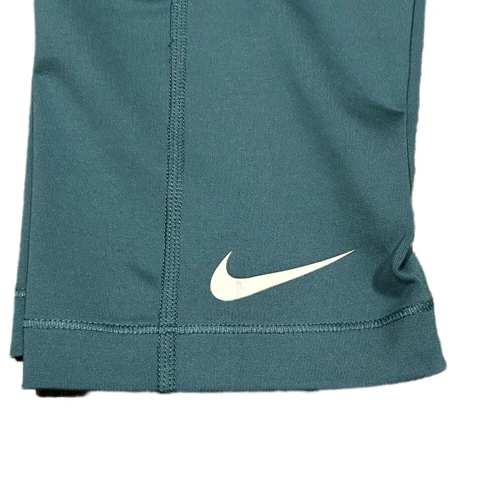 Nike Pro Dri-Fit Small Teal Crop Legging - Image 4