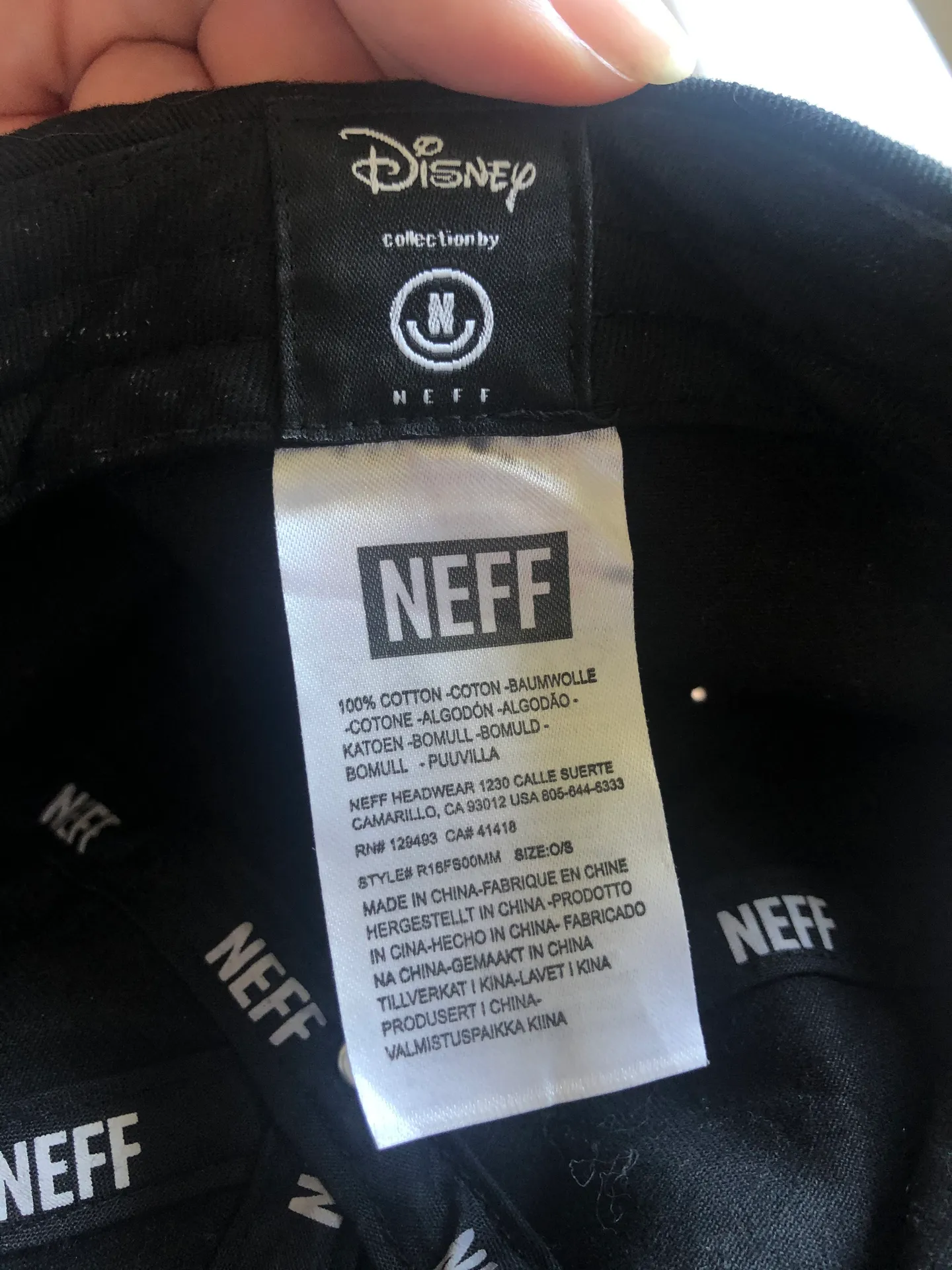 Neff Mickey Mouse Baseball Cap - Image 4