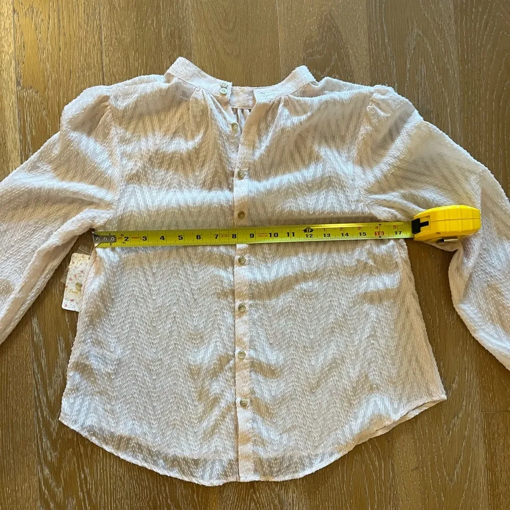 Free People blush sheer top XS - Image 11