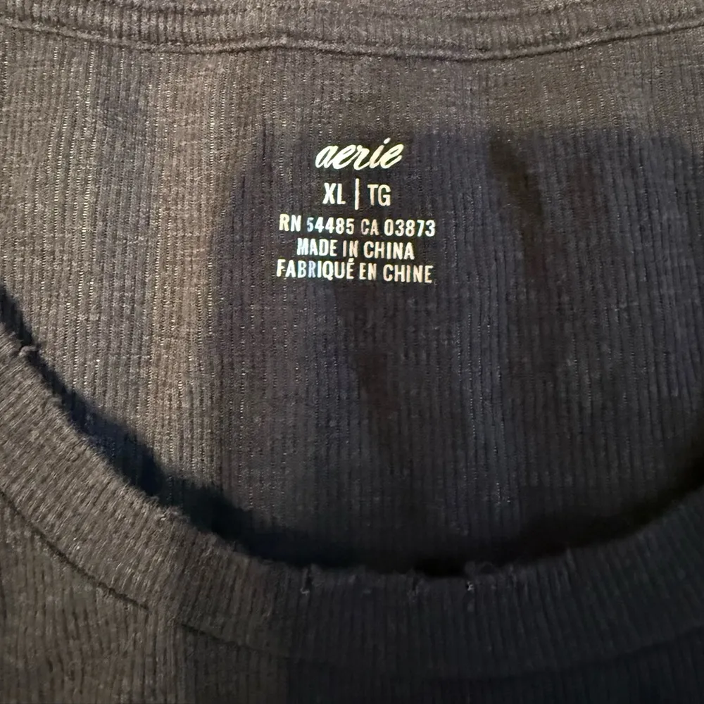 Aerie Black Tie Front Sleeveless tank - Image 3