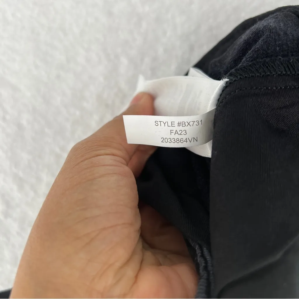 J. Crew Denim Maxi Skirt In Washed Black Front Slit High Rise NWT Size 26 - Image 8