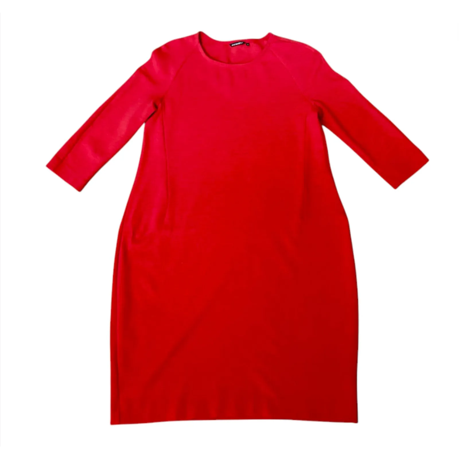 Marimekko RELLETYS Red Wool Blend 3/4 Sleeve A - Image 12