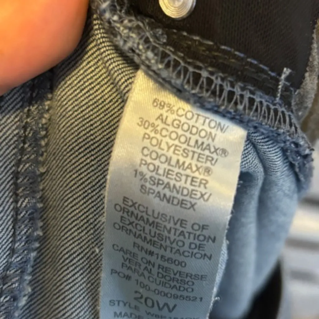 Democracy Jeans Women's Size 20W Ab Solution Stretch Straight Leg - Image 4