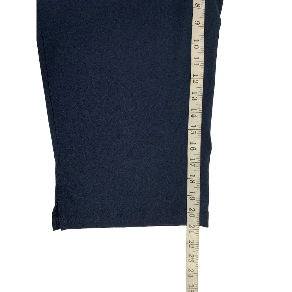 CJ Banks Women's Navy Blue Casual Capri - Image 6