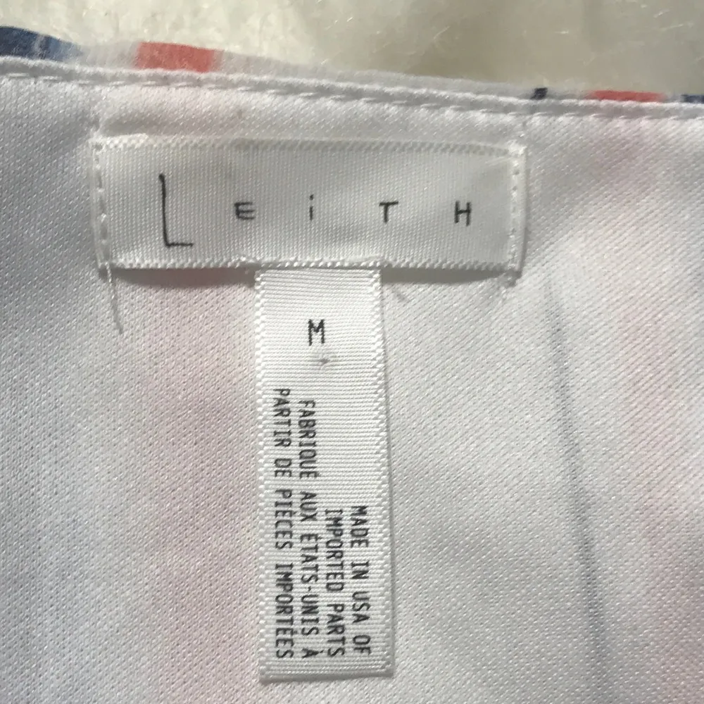 Leith Striped Long Sleeve Flowy Romper Size Medium White, Coral Pink, & Blue - Image 7