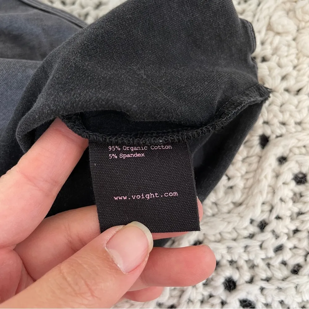 Voight by Valentina Making Boys Cry Rhinestone Y2K Crop Tank Washed Blac… Black - Image 7