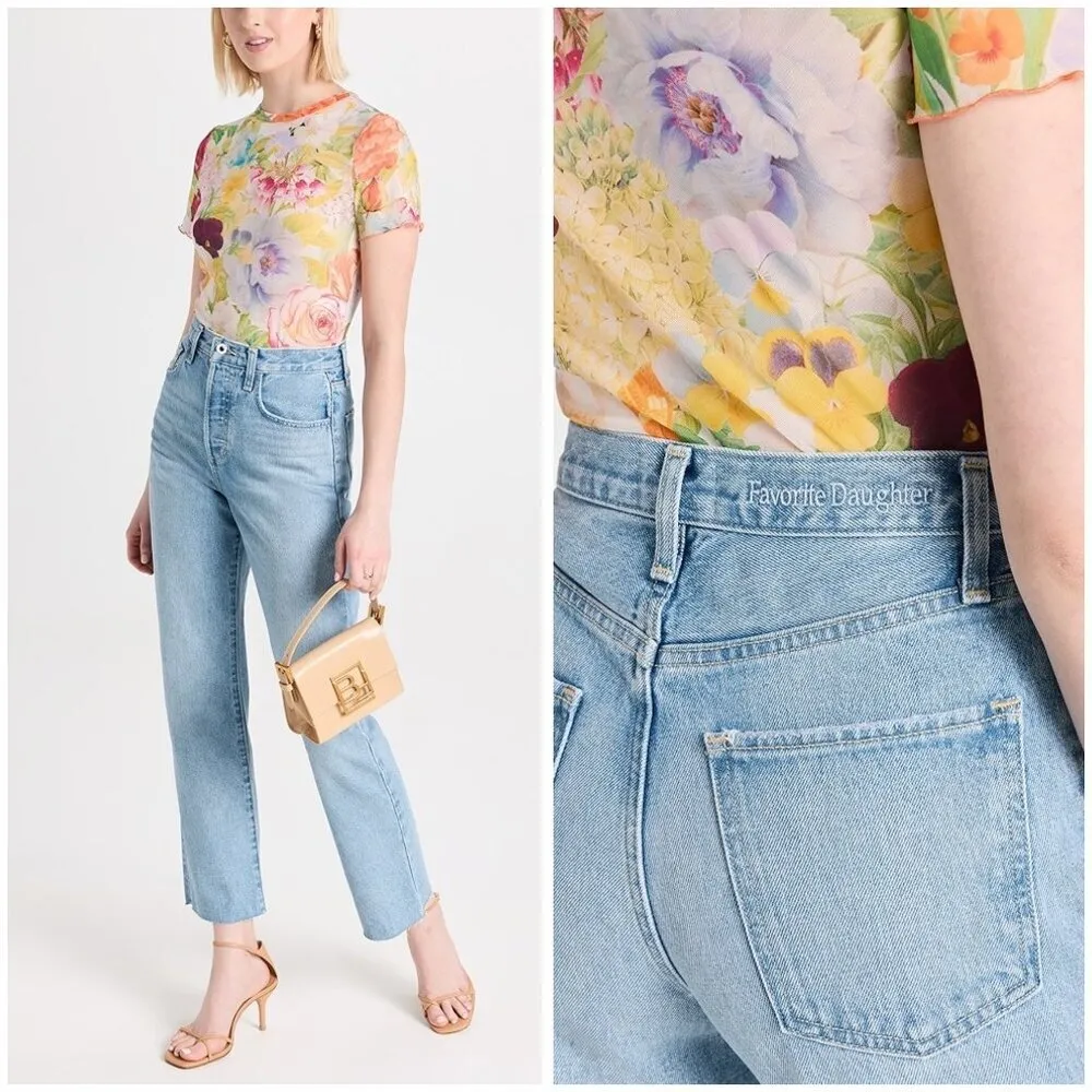 💕FAVORITE DAUGHTER💕 Otto High Rise Boyfriend Ankle Jeans Telluride Blue 27 NWT - Image 9