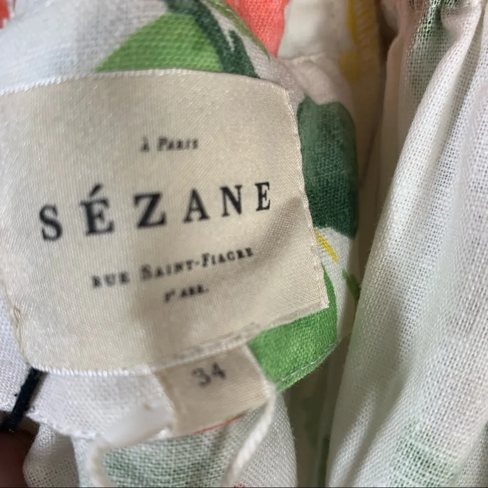 Sezane Carlotta Robe Midi dress Size US 2 XS - Image 8