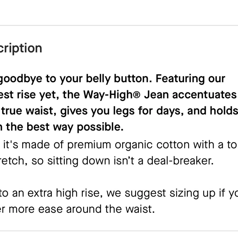 | The Way High Jean in Black with Raw Hem | womens 26 - Image 6