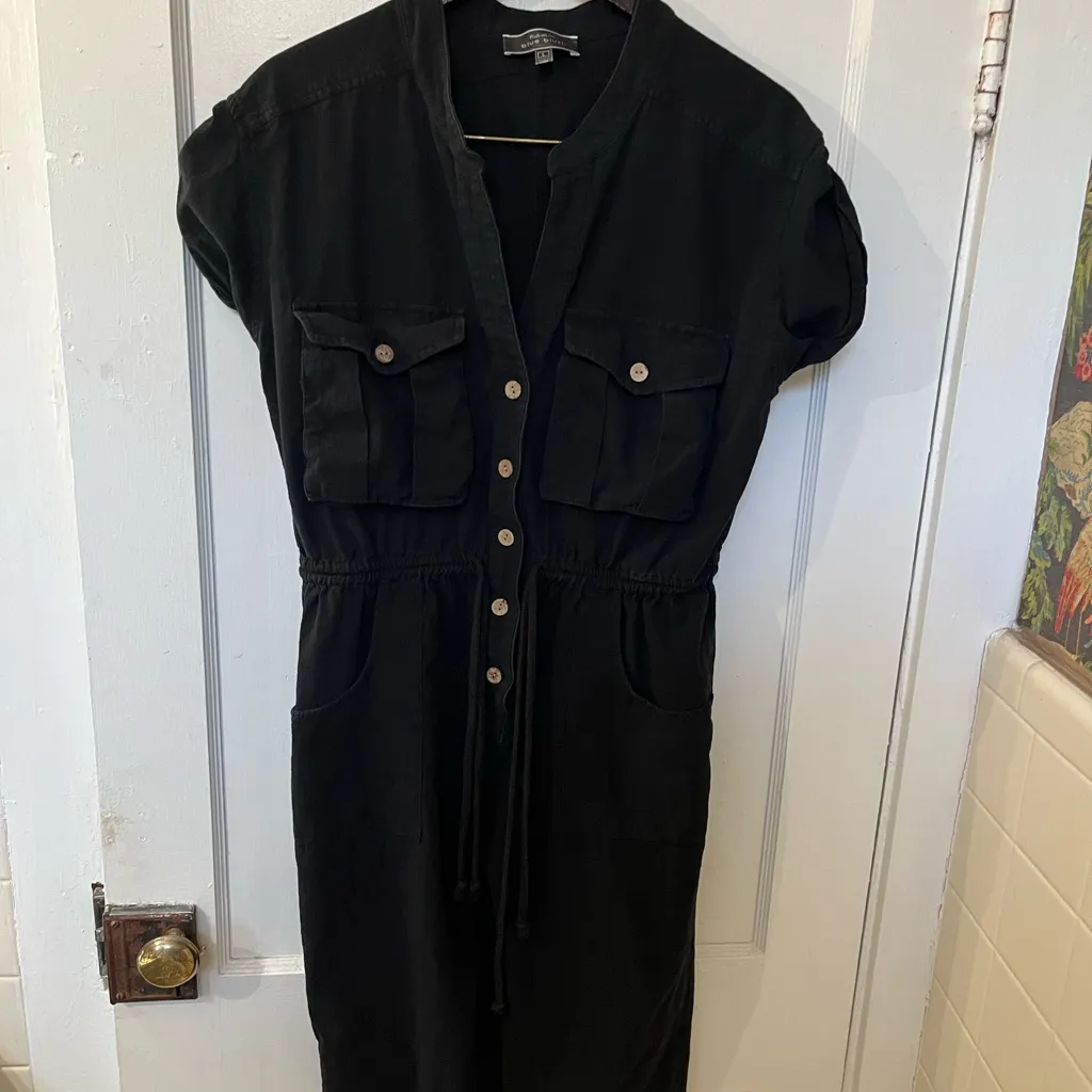 Blue Blush Black Jumpsuit - Image 2