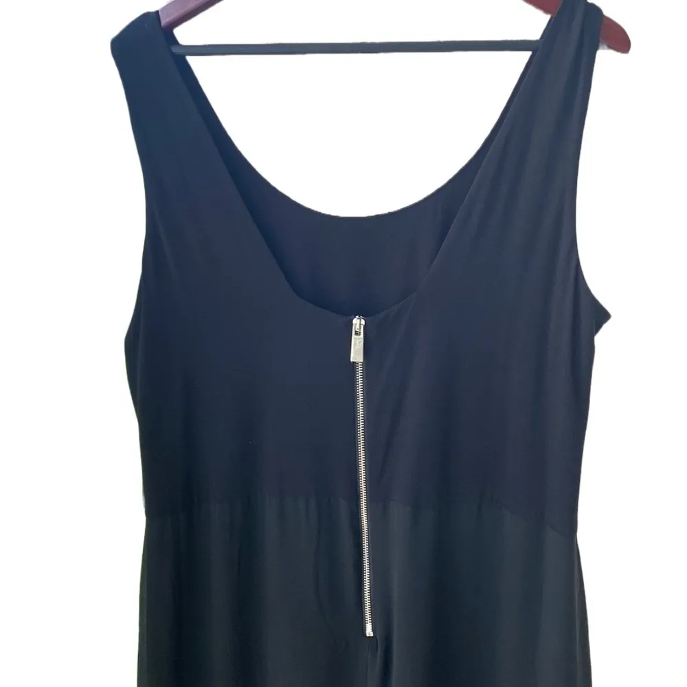 NWT! 🖤 VINCE CAMUTO SLEEVELESS STRETCH MAXI DRESS WITH SHEER CHIFFON OVER SKIRT - Image 6