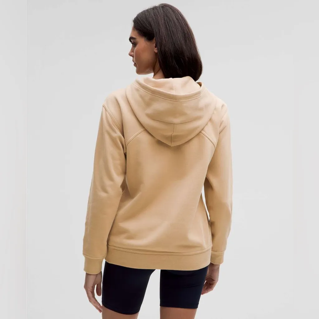 LULULEMON All Yours Hoodie Sweatshirt *French Terry in Beech Wood Size 8 NWT - Image 9