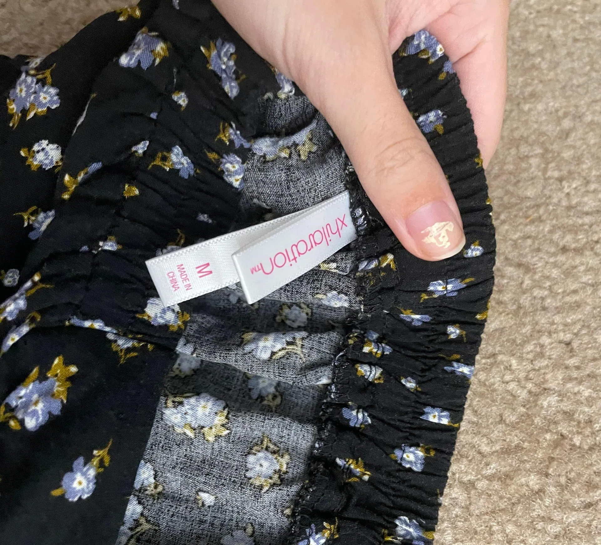 Floral Wrap Mini Skirt - Image 3