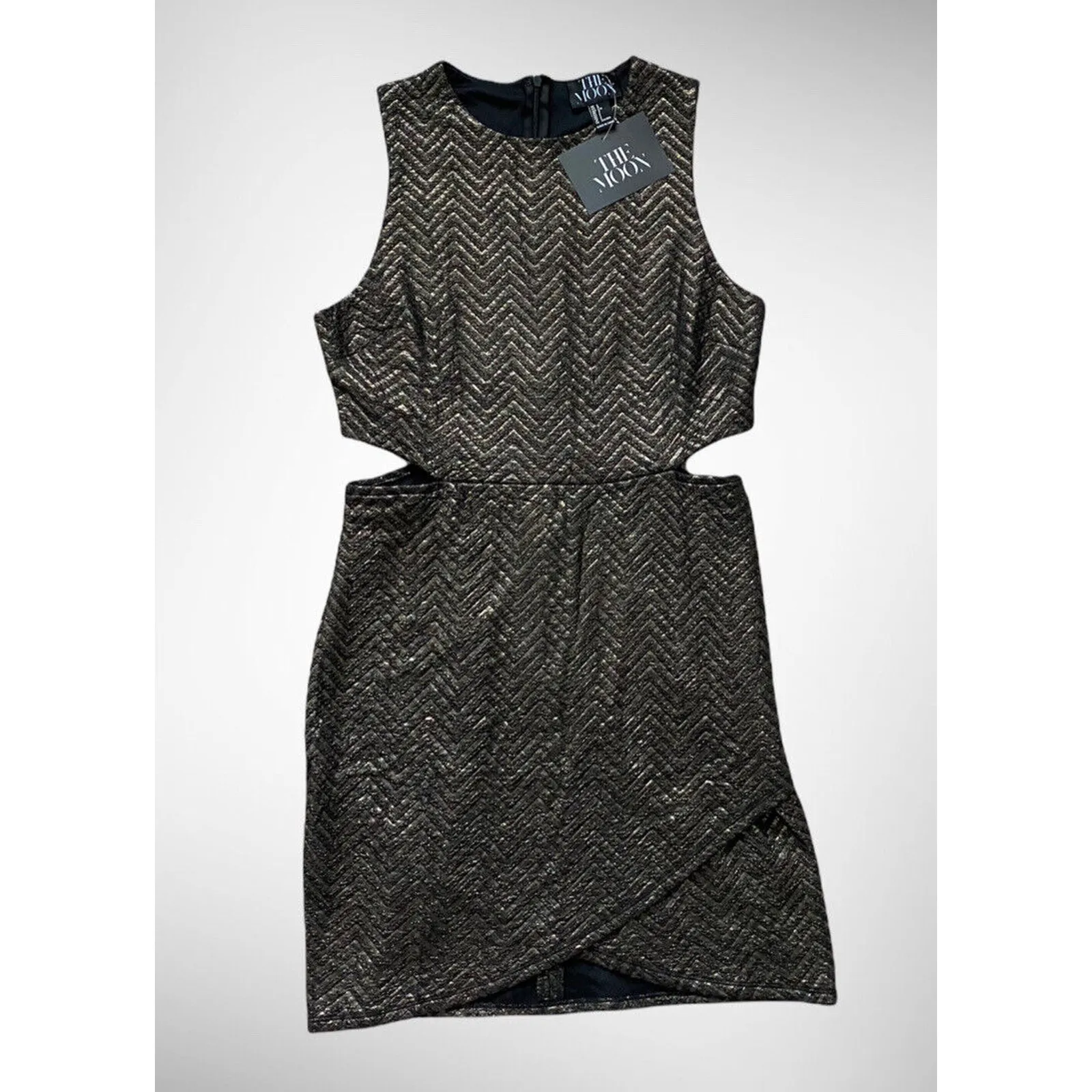 Moon Collection Chevron Sexy Cutout Tank Dress Large NWT - Image 7