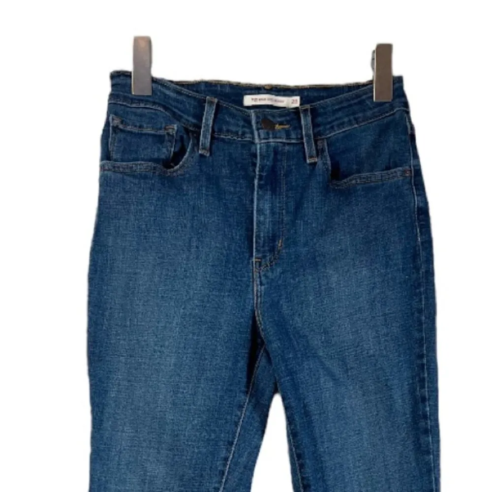 Levi’s 721 High Rise Skinny Ankle Jeans Stretch Dark Wash Women's Size 28x30 - Image 3