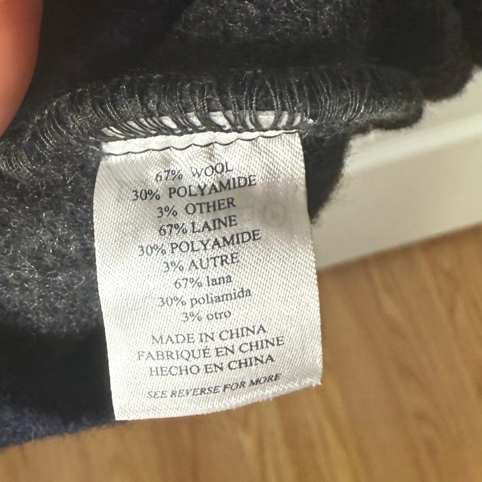 Faherty Atlantic Knit Peacoat Navy L - Image 9