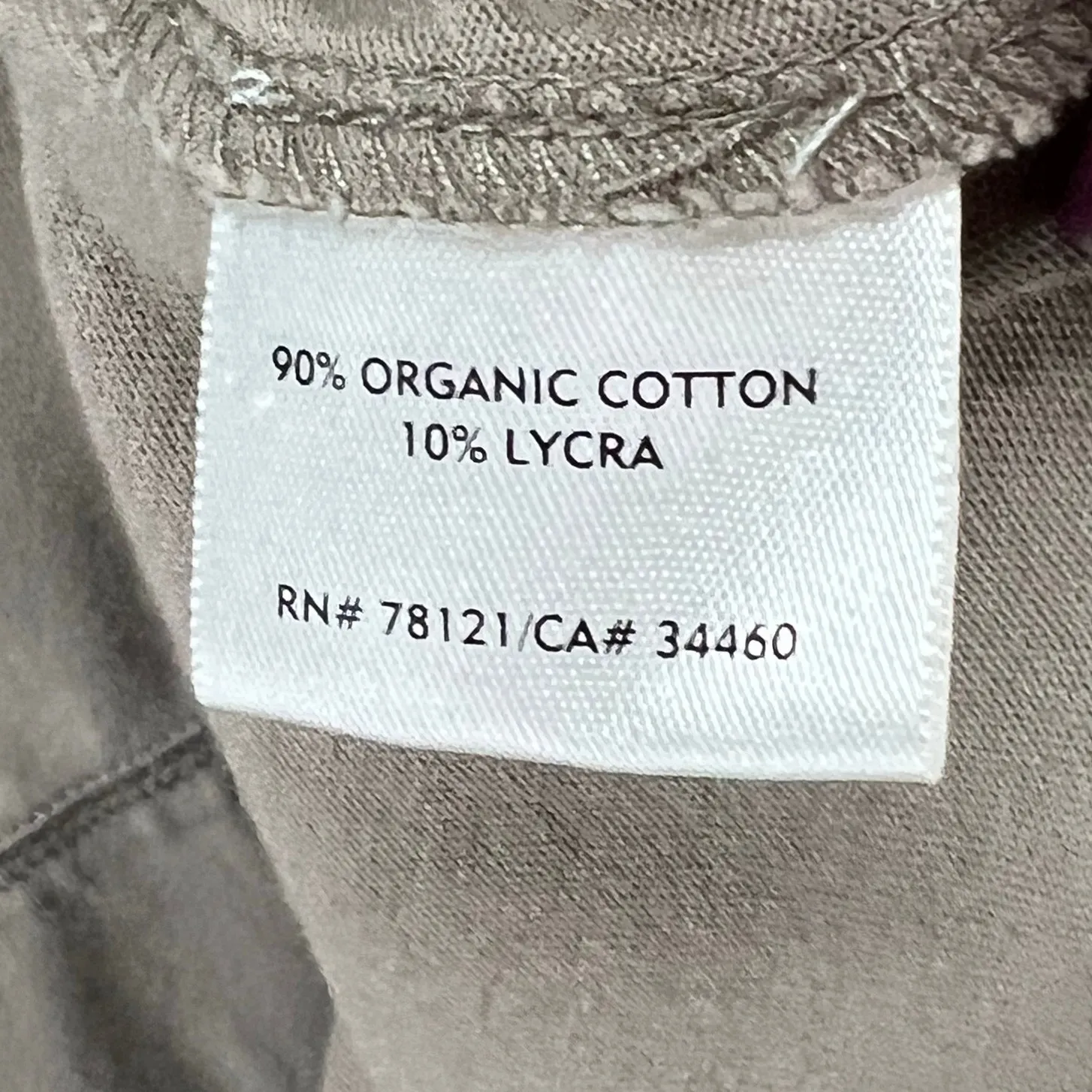 Eileen Fisher Activewear Jacket Womens M Taupe Organic Cotton Zip Up Relaxed - Image 11