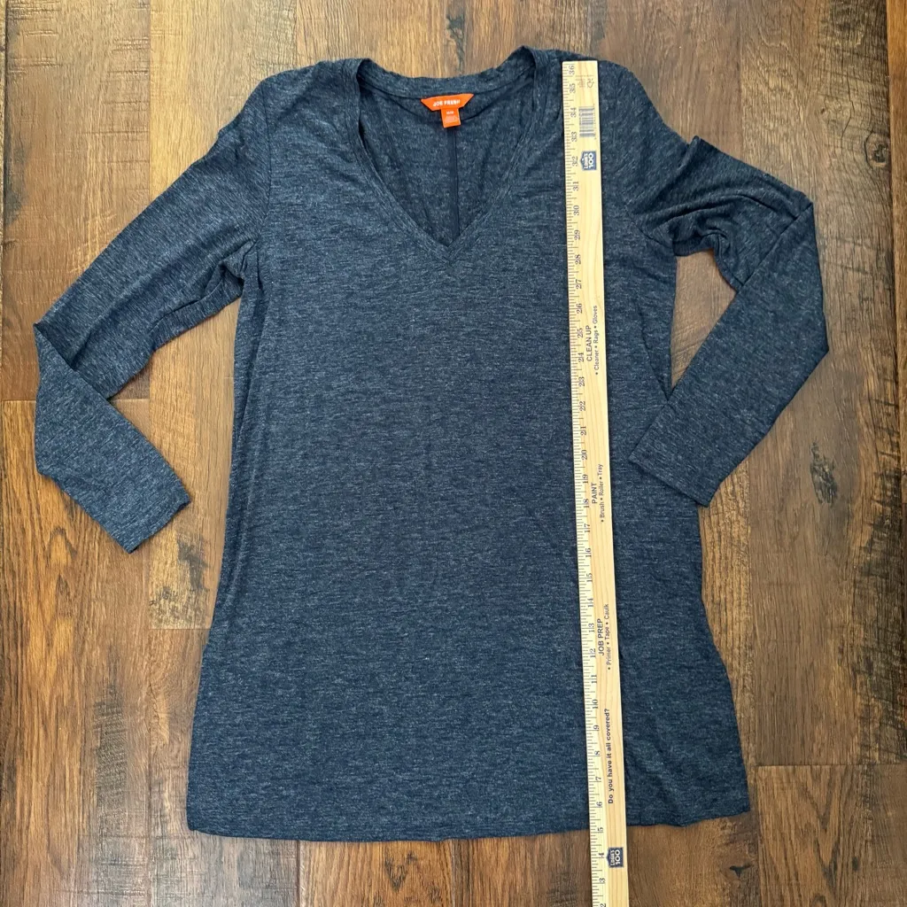 JOE FRESH blue v-neck tunic, size M - Image 6