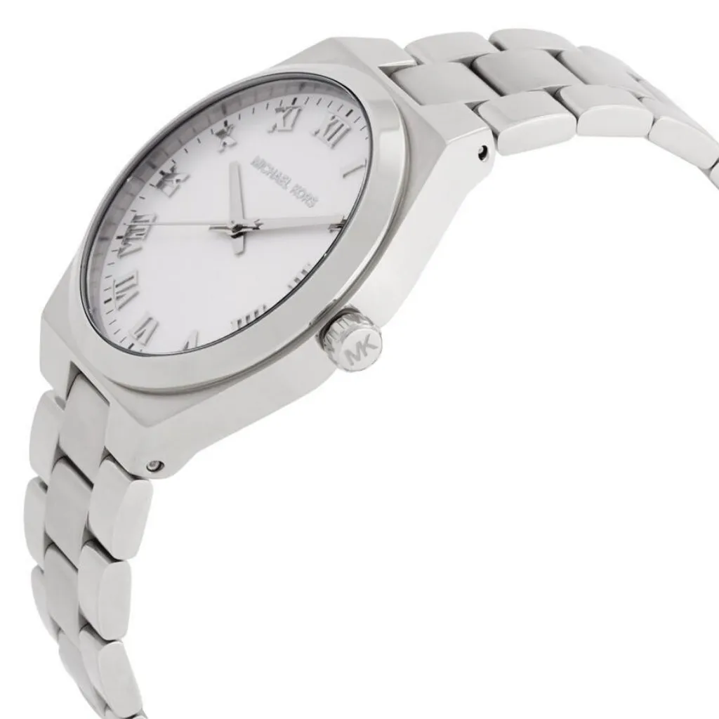 NWT Authentic Michael Kors Lennox Quartz Silver Dial Women's Watch - Image 3