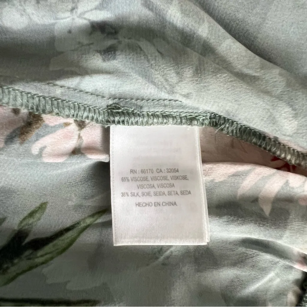 Women’s Anthropologie Kachel Mystic Floral Print Peasant Blouse sz 10 - Image 7