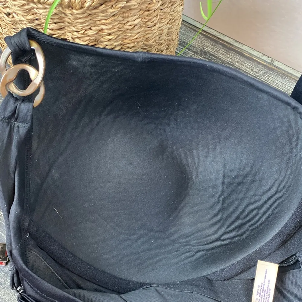 Cacique Black Contour Cup Tankini Swim Bathing Suit Top 44G - Image 4